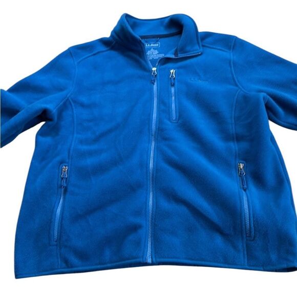 L.L. Bean Full Zip Fleece, Size L - Picture 4 of 7